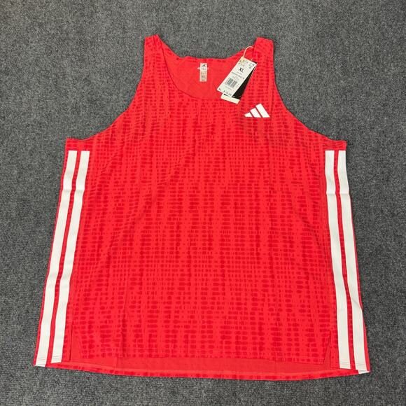 adidas Other - Adidas Adizero Running Singlet Sleeveless Slim Fit Jersey Men’s XL JF3462 NWT